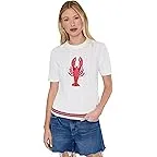 Resort White Lobster Embroidery
