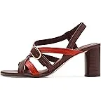 Mahogany/Summer Fig Glossy Snake Print Leather