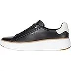 Black/White Leather