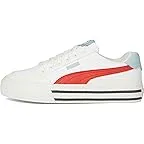 Puma White/Red Fire/Vapor Gray