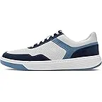 White Full Grain/Blue/Navy Suede