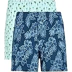 Navy Floral/Light Blue Palm