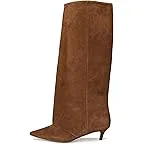 Chesnut Suede Wide Calf