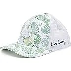 White/Green Tropical Hat/White Mesh/White Clover
