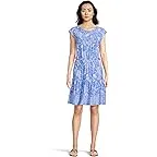 Sunwashed Blue Citrus Crush Engineered Knit Dress