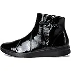 Black Crinkle Patent Synthetic