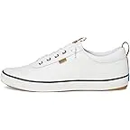 White/Navy Leather