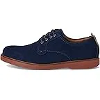 Navy Suede/Brick Sole