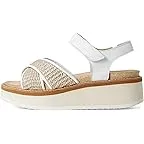 White Leather/Sand Raffia