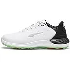 Puma White/Puma Black/Fluro Green Pes