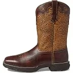Rich Clay/Brown Floral Emboss