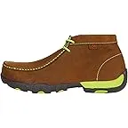 Distressed Saddle/Neon Yellow