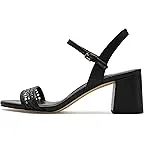 Black Leather/Black Woven