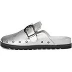 Pewter Metallic Faux Leather