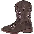 Brown Faux Leather/Glitter Cut Outs