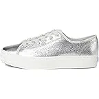 Silver Metallic Leather