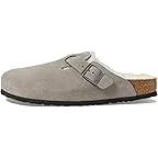 Stone Coin/Natural Suede/Shearling