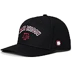Black/Cotton Twill Maroon 3d Embroidery