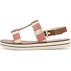 Summer Fig & Natural Stripe Canvas/British Tan Leather