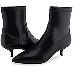 Black Stretch Faux Leather