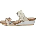 Soft Ivory Leather/Golden Floral Leather