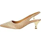 Beige Satin/Rhinestone