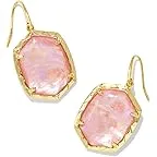 Gold Light Pink Iridescent Abalone