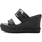 Black Raffia/Nappa Leather