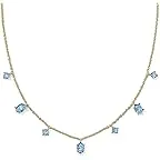 Gold Blue Violet Crystal