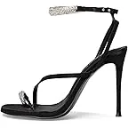 Black Satin Rhinestone