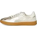 Soft Gold Metallic/Silver Birchsuede