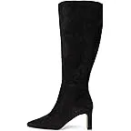 Black Suede Extra Wide Calf