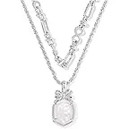 Silver Iridescent Crystal Ivory Illusion