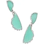 Vintage Silver Dark Teal Quartz
