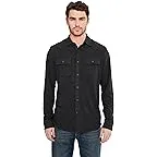 Heathered Black Twill