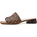 Leopard Brown Raffia