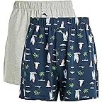 Navy Palm/Grey