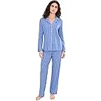 Blue Ground Pink Stripe