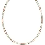 Gold Dark Orange Enamel