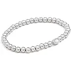 Rhodium Ivory Mother Of Pearl