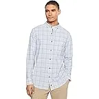 Blue/Tan Plaid Sport Shirt