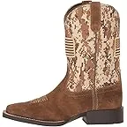 Mocha Washed Suede/Sand Camo Print