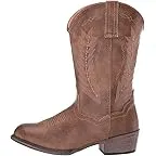 Tan Vamp/tan Shaft/Western Embroidery