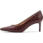 Mahogany Crocodile Print Leather