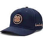Navy Hat/Camel Clover
