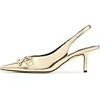 Gold Mirror Metallic Leather
