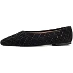 Black Quilted Suede