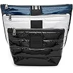 Glossy Navy/Silver/Black Patent