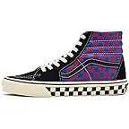 Checkerboard Sidewall Red/Blue