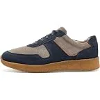 Navy Nubuck/Taupe Suede